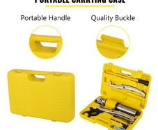 BRAND NEW 15 Ton Hydraulic Gear Wheel Bearing Puller Separator Tool Two & Three Adjustable Jaws With Portable Box for Repair Shop