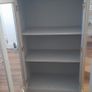 grey cabinet, silver handles Image 2