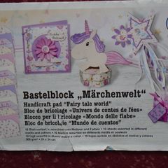 Craft pad,Craft paper,Fairytale world paper,Card making supplies,Craft supplies