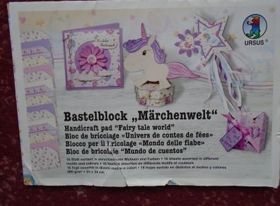 Craft pad,Craft paper,Fairytale world paper,Card making supplies,Craft supplies