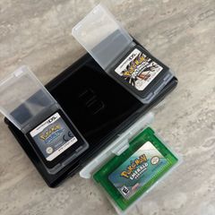 nintendo DS lite with pokemon games