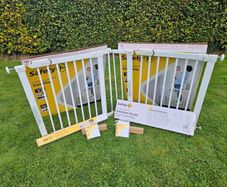 2 x Safety 1st Flat Step Child Safety Gates plus extensions
