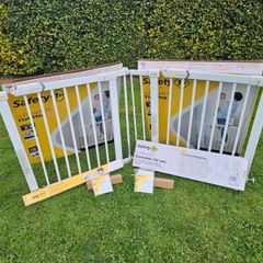 2 x Safety 1st Flat Step Child Safety Gates plus extensions