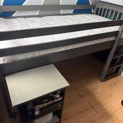 Mid Bed with desk ,matrees