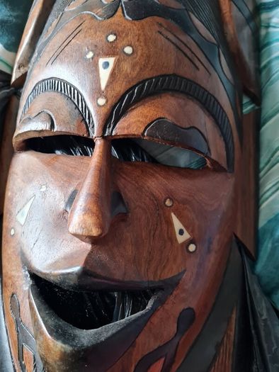 Hand made Senegal war mask