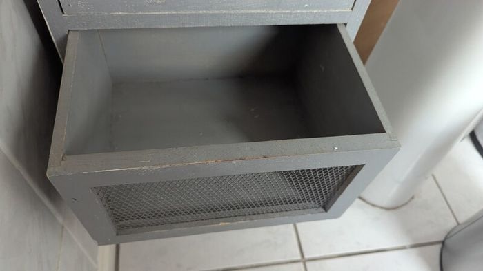 Rustic Storage Cabinet with 3 Drawers