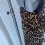 Leopard print satin nightwear  set UK14 EU42 Perfect condition Postage included Image 4
