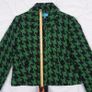 Marks & Spencer Black Green Geometric Textured Wool Blend Short Jacket Petite 10UK/38EU Image 10