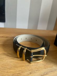 Black & Brown London Real Leather Belt