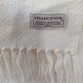 Mucross Weavers Cream Soft Wool Scarf Image 2
