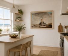Original J. Wilkinson Oil Painting of Cley Windmill, Norfolk.