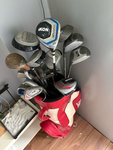 golf club with bag