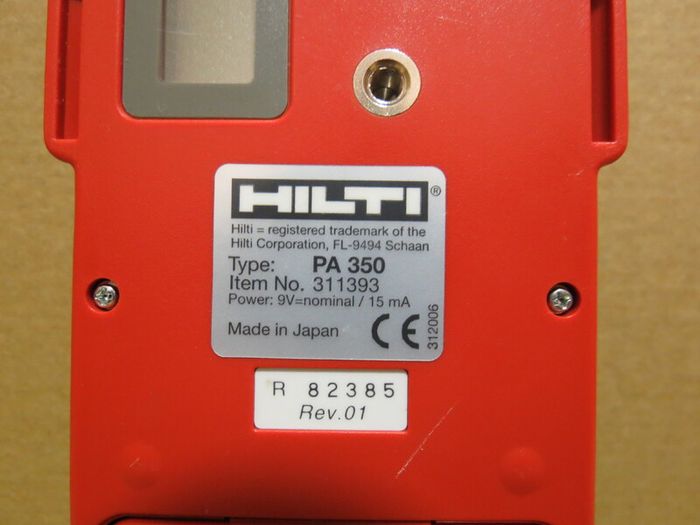 NEW >> Hilti PA350 PA 350 Laser Detector Remote Receiver