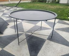 Garden coffee metal table  Free....