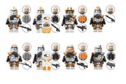 [8-Pack] 212th Attack Battalion Clone Trooper Minifigure Bundle - Star Wars Army Builder Set (TV6116)