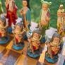 Vintage Chinese Style Chess Set Image 4