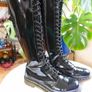 Dr Martens 1B60 Patent Leather  Knee High Boot Image 2