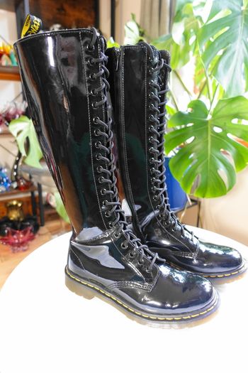 Dr Martens 1B60 Patent Leather  Knee High Boot
