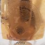 Fabulous Rare Set of Three Vintage Retro MCM Goblet Shaped Beer Glasses by CERA Glass in the Black and 22Carat Gold US Presidential Coin Pattern #P28 Circa 1960's Image 6