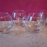 A Set of 4 Hennessy Cognac Glasses Branded with the Hennessy Cognac Logo Image 2