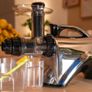 Omega Sana EUJ-606 Horizontal Slow Juicer in Chrome Image 2