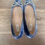 L.k Bennett  powder blue velvet shoes Image 5