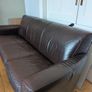 Three Seater Leather Sofa Image 4