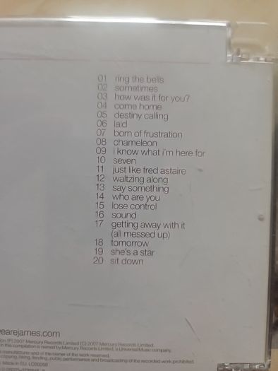James CD - The Singles
