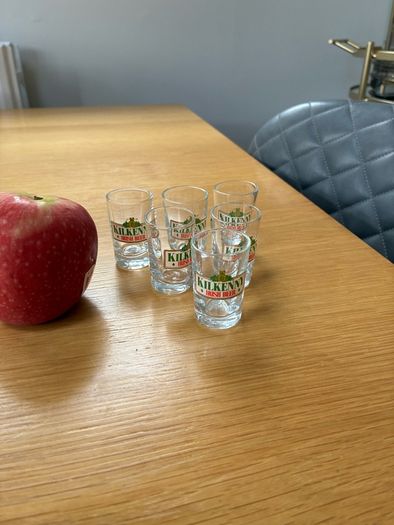 6 Mini Kilkenny Glasses.