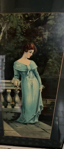 Antique Edwardian Mirror