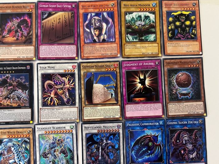 Bundle of 40 1st Edition Yugioh Cards including Blue Eyes White Dragon (36 from 2020 and 4 1996) Yu-Gi-Oh