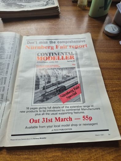 Rare Find: Vintage Railway Modellier March 1981