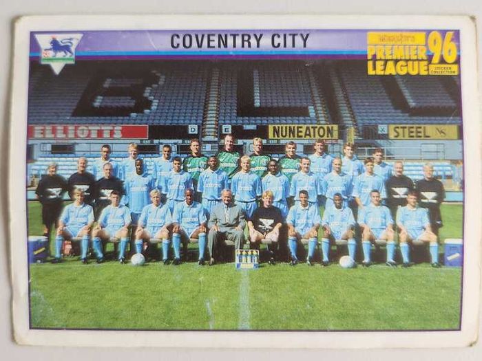 '96 Premier League - Merlin stickers