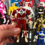 1995 Power rangers movie Bandai  metallic Rangers 6 rangers Image 2