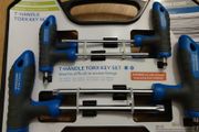 New T-Handle Torx Key Set of 8 Tools