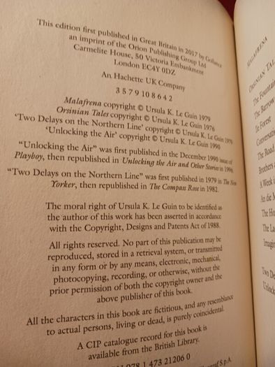Ursula K. Le Guin / Orsinia / 2017