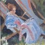 Reading in the garden Image 6