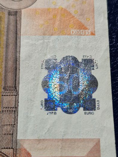Ireland 2002 T Series 50 Euro Duisenberg Banknote