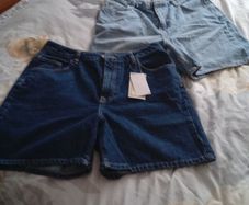 Two Pairs of denim shorts size 14