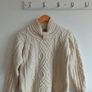 Aran Sweater Market - 100% Merino Wool Aran Sweater Image 2
