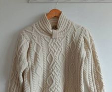Aran Sweater Market - 100% Merino Wool Aran Sweater