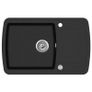 Granite Kitchen Sink Single Basin Black Image 2
