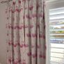 Laura Ashley Blackout Lined Pink Flamingo Curtains Image 2