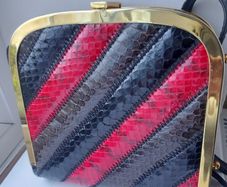 Leather shoulder/ crossbody bag