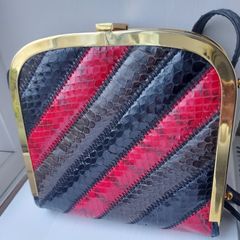 Leather shoulder/ crossbody bag
