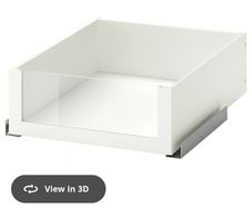 Ikea Komplement Drawer with glass front