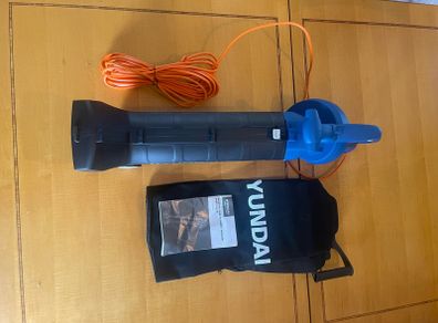 Electric leaf blower vacuum