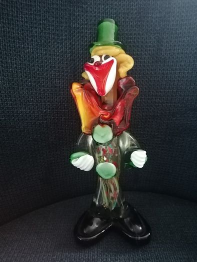 Vintage Murano Glass Clown