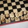 Vintage Chess Set Old Wooden Large Chess  Antique Chess 14" Image 2