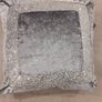 Silver Decorative Cushion Image 2